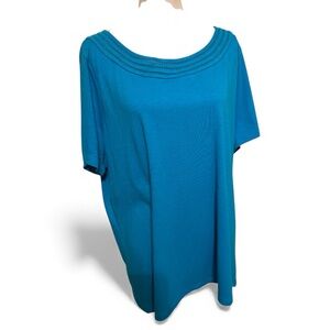 Talbots blouse turquoise women’s size 2X